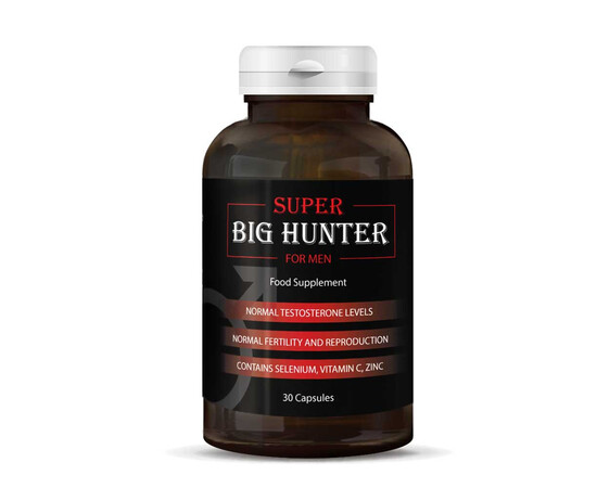 Super Big Hunter тестостеронов бустер - 30 капсули мнения и цена с намаление от sex shop