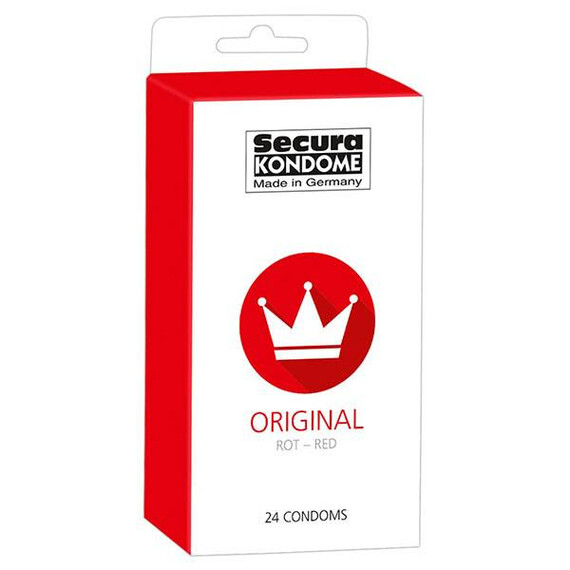 ПРЕЗЕРВАТИВИ Secura ORIGINAL RED 24БР  Презервативи