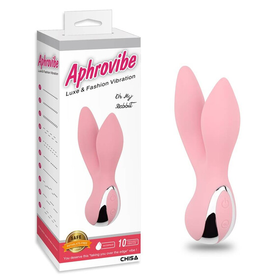 Двоен вибратор Light Pink Oh My Rabbit  Hi-Tech вибратори