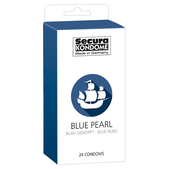 Презервативи Secura Blue Pearl 24бр  Презервативи