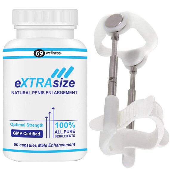 eXTRAsize Капсули за уголемяване на пениса 60капсули + eXTRAsize Extender ​Устройство за уголемяване на пениса  Уголемяване на пениса