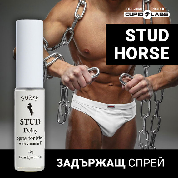 Задържащ спрей за мъже STUD Horse 10g  Задържащи