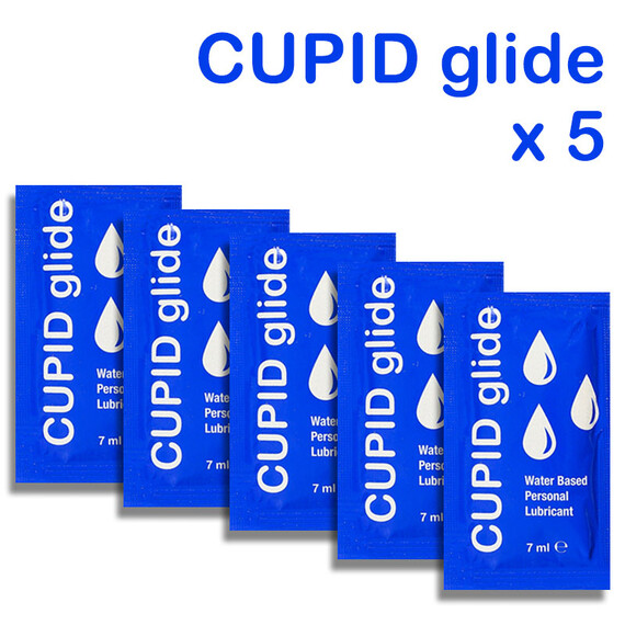 5бр. Интимен лубрикант Cupid Glide 7ml  За Нея