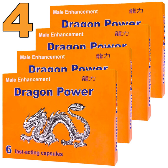 4 x Капсули за ерекция Dragon Power 4x6 капсули  Ерекция