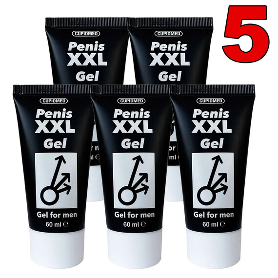 5 x Гел за уголемяване на пениса Penis XXL Gel  Уголемяване на пениса