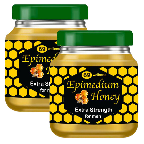 2 x Възбуждащ мед Епимедиум за мъже, Epimedium Honey for men - 2x40гр.  Ерекция секс стимуланти